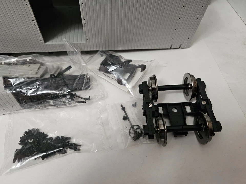 Bachmann 98902 G Scale Undecorated Wood Refrigerator with Metal Wheels - Image 3 of 4