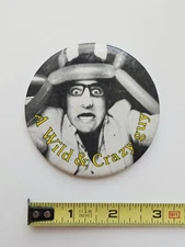 VINTAGE 1978 STEVE MARTIN A WILD AND CRAZY GUY LP PROMO BUTTON ALBUM SNL PIN &