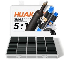 5:1 Heat Shrink Tubing Kit 365 PCS, Industry-Leading 5:1 Ratio Shrink Wrap Tubin