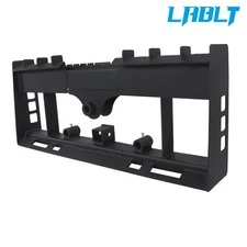 LABLT Skid Steer Pallet Fork Frame W/ Receiver Hitch & Spear Sleeves