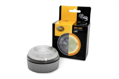 Hella LED Warnleuchte SOS 360 Magnethalterung blinkend Stroboskop 
