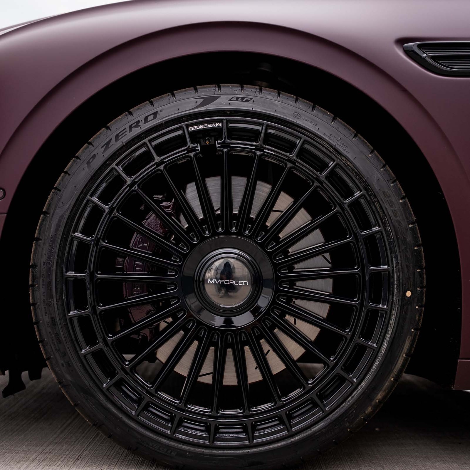 Bentley Continental Front Wheel Black