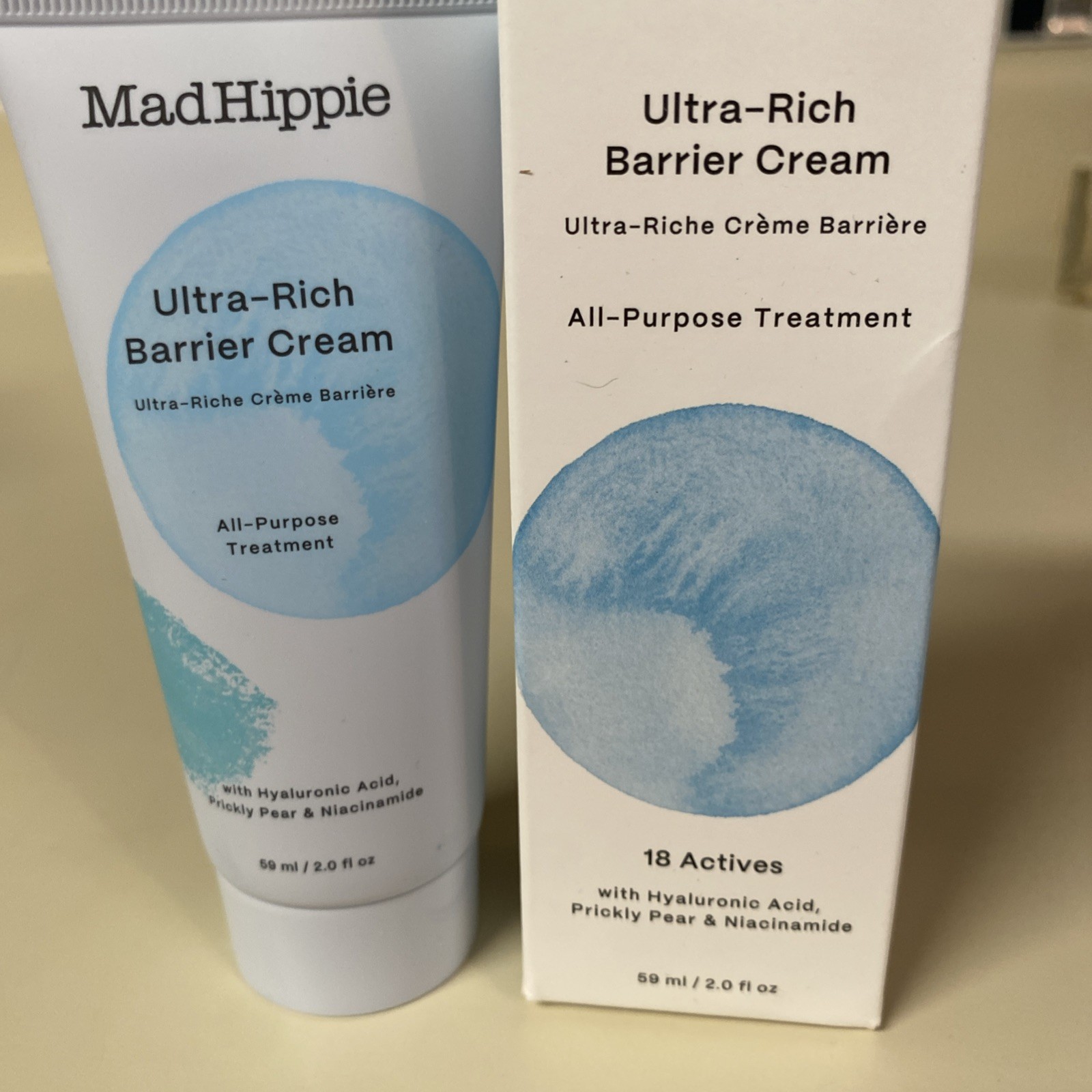 Mad Hippie Ultra Rich Barrier Cream 2oz 18 Actives Hyaluronic Acid