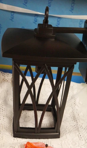 NEW QUOIZEL GROVER 1-LIGHT 17.5" BLACK OUTDOOR WALL MOUNT LANTERN GVR8410K - Picture 5 of 23