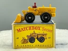 Matchbox lesney#43B,Aveling barford tractor,vnMINT,boxed original