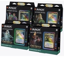 Lord of the Rings Tales Of Middle Earth LTR MTG Commander Deck Set Of 4 ALL DECK