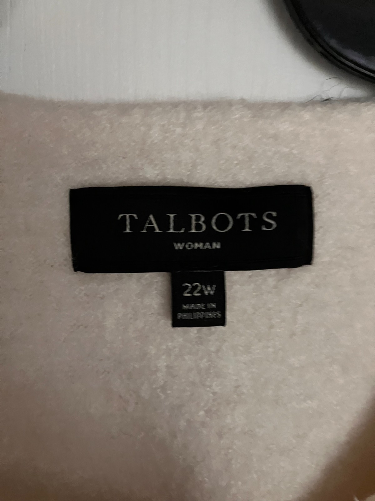 Talbots Wool Blend Lined Jacket Blazer Collarless… - image 3