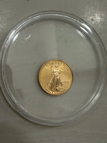 2017 American Gold Eagle $5 – 1/10 oz .9167 Fine Gold – Type 1 – In Capsule