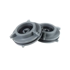 1 pair NAB HUB ADAPTERS Revox,Akai,Pioneer,Teac,Tascam NAGRA gray