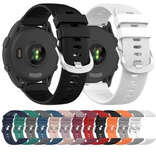 18/22mm Silicone Watch Band Strap Bracelet for Garmin Forerunner 265 265S