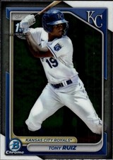 2024 Bowman Chrome Prospects #BCP-80 Tony Ruiz Kansas City Royals