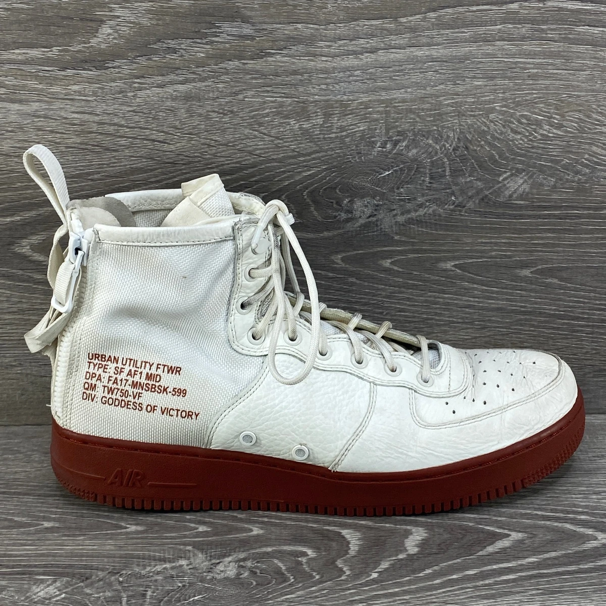 Nike Air Force 1 Canvas Mid Red for Sale | Authenticity Guaranteed