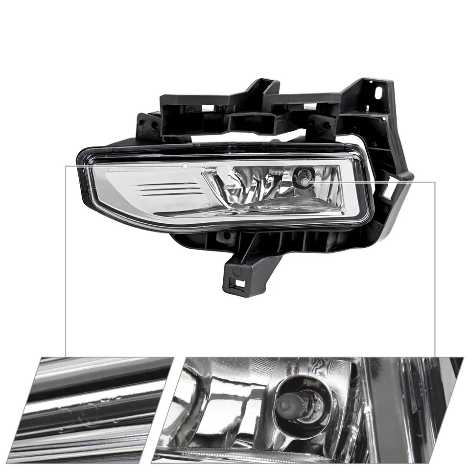 Fog Lights Fits 2017-2019 Versa Note Hatchback Driving Bumper Lamps+Switch 17-19 - Image 4 of 4