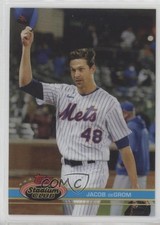 2021 Topps Stadium Club Chrome 1991 Design Variation SP Jacob deGrom #167 0a3