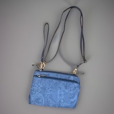 NWOT Sakroots Women's Cambria Crossbody Bag Indigo 8" L x 0.375" W x 5.2" H