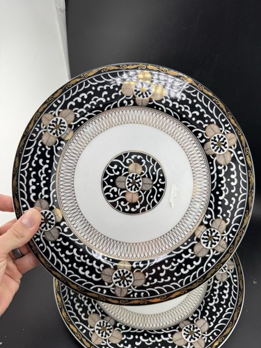 Juego De 4 Platos De Cena Georges Briard “Tapiz Real” De Colección - Imagen 5 de 8