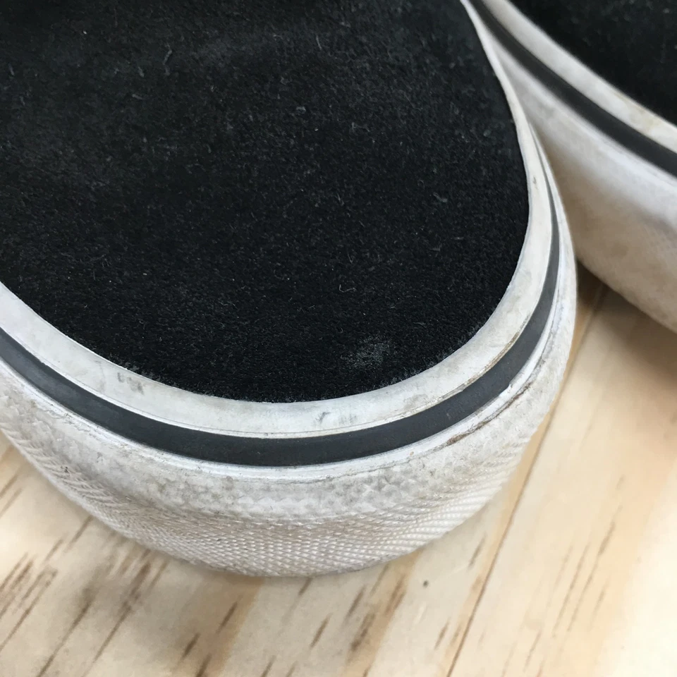 VANS Zapatos Jóvenes 7 Niños Old Skool Skateboarding Zapatillas bajas Negro Blanco Foto 4 de 4