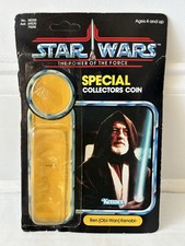 STAR WARS BEN OBI WAN KENOBI POTF CARDBACK W ATTACH BUBBLE KENNER VINTAGE 1984