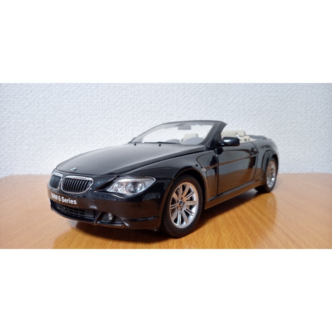 Kyosho BMW 645Ci e64 convertible black 08702Bk