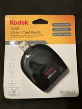Kodak A250 50-in-1 Card Reader Writer MacOS  PC Compatible 83037-RS USB New