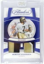 2025 Flawless #CM-MAN Morten Anderson 5/5 Career Milestones Dual Patch Sapphire