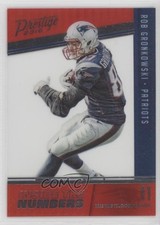 2016 Panini Prestige Inside the Numbers Rob Gronkowski #21 n1u