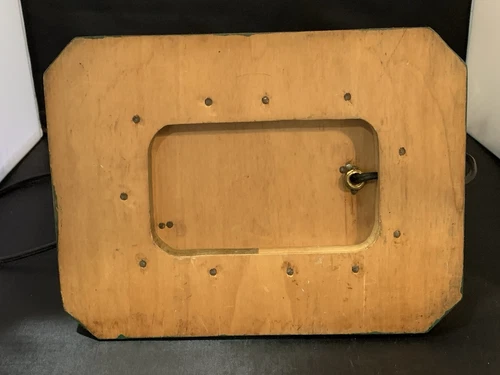 ヴィンテージ 1950 年代? Bugs Bunny塗装済みウッドランプブライアントパドルランプソケットワークス - 画像6/10