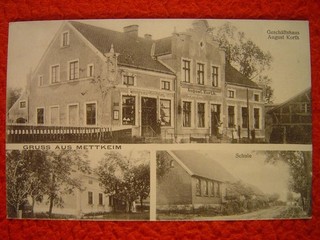 METTKEIM=NOVGORODSKOYE EDIFICIO COMMERCIALE AGOSTO KORTH 1 cartolina del 1910