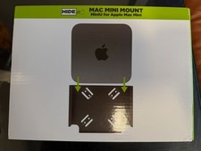 Black Space-Saving Wall/Desk Mount for Mac Mini Fits M1/M2 Holder Bracket