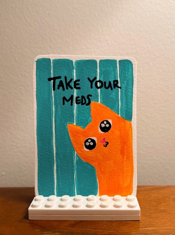 ACEO original art cards Cat Series 1: 1/13