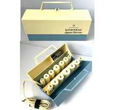 VTG 1960s CLAIROL Kindness Instant Hairsetter 14 Rollers Rare Blue Case WORKING