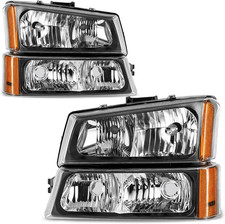 2003-07 Silverado Avalanche 1500 2500 Headlight Assembly  Compatible Replacement