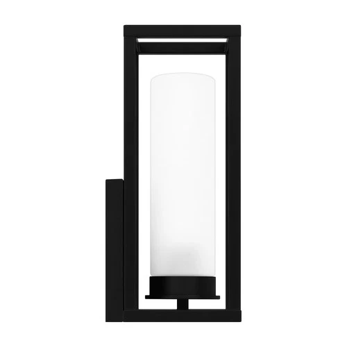Quoizel NEV8406 Neville 15" Tall Outdoor Wall Sconce - Black - Picture 4 of 7