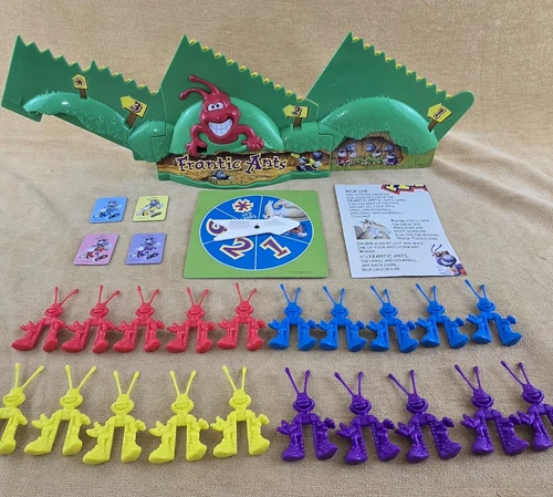 Vintage FRANTIC ANTS Motorized Board Game Parker Bros 1995 Replacement Parts