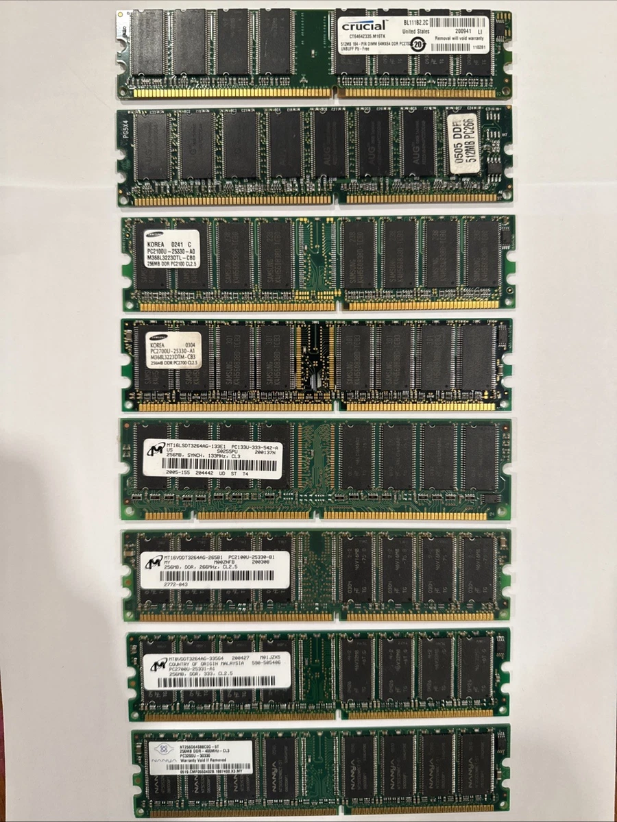 512MB Computer DDR1 SDRAM for sale | eBay