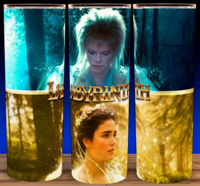 Labyrinth 80s Fantasy Movie David Bowie - Jennifer Connelly Cup Mug Tumbler