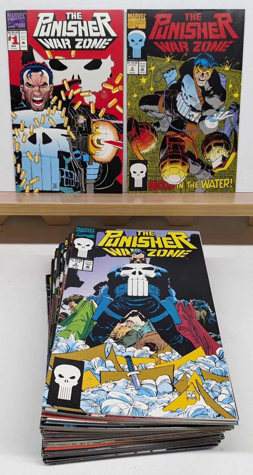 THE PUNISHER WAR ZONE #1-41 Complete Marvel 1992 Series w/Annuals 1 & 2 - VF/NM