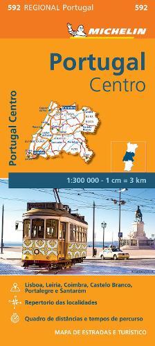 Michelin Portugal Centro - Michelin Regional Map 592 (Map)