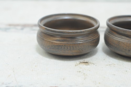 2 Small Vntg Janah Ovenware Bowls Bean Bowls Chili Bowls Individual Pottery Bowl - Picture 2 of 10