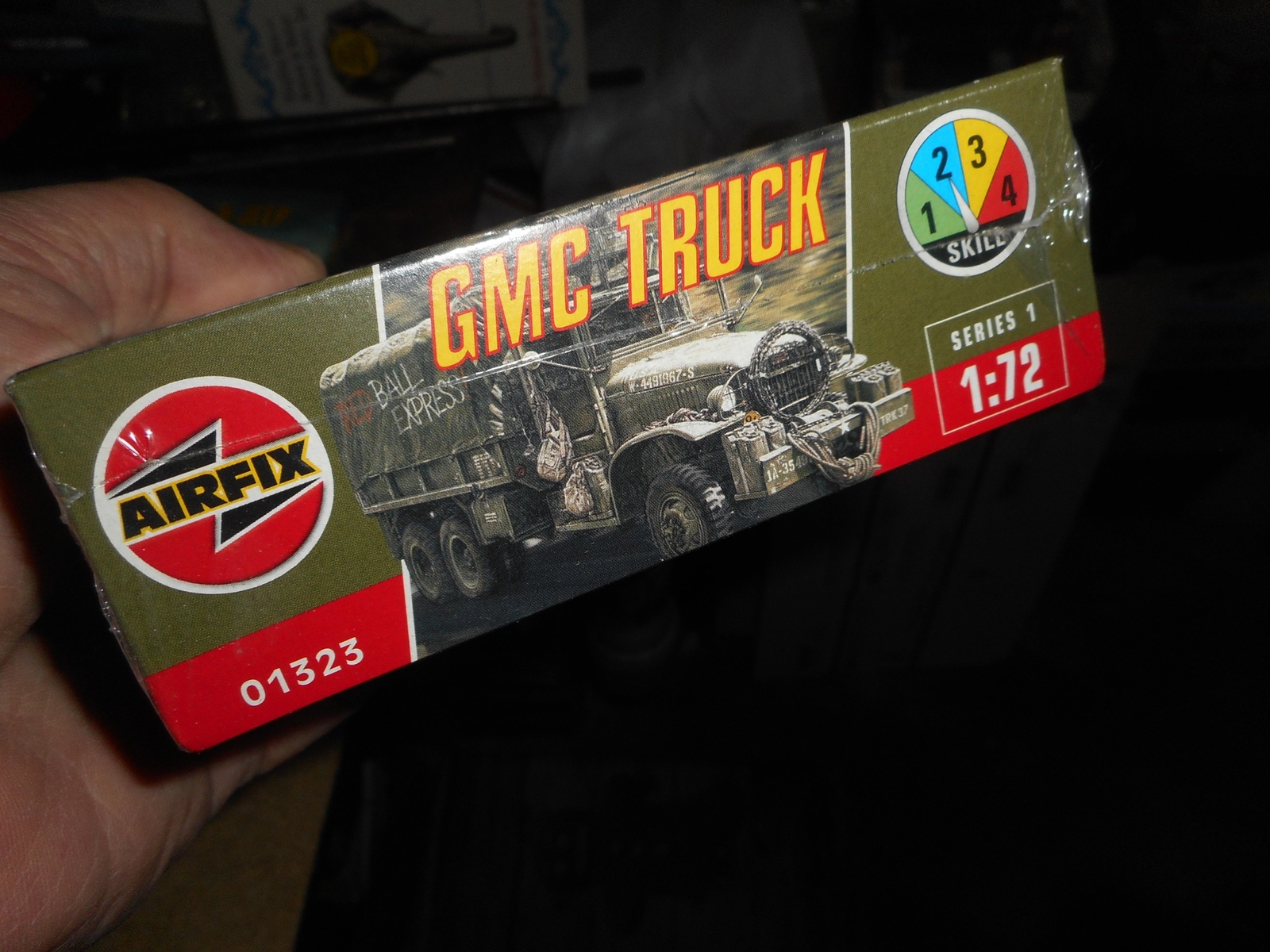 NOS Airfix WW II US Army GMC Truck Model Kit 1/72 Scale #01323