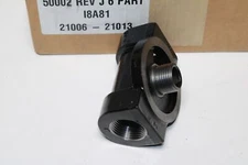 Cim-Tek 50002 1" NPT In Line Cast Iron Oil Fuel Filter Threaded Spin On Adapter