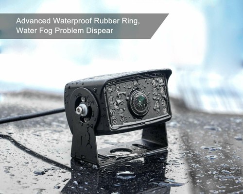 Fookoo Backup Camera Kit 7'' Reversing Monitor Wired Waterproof Rear View FHD1 - Picture 5 of 7