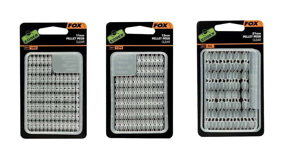 Fox Edges Pellet Pegs Clear Stopper Pelletstopper Stops Stopps - Bild 1 von 1