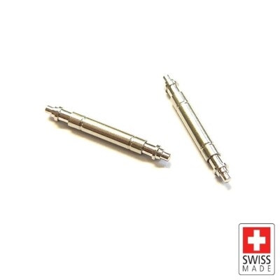 2 x Swiss Made 13mm Spring Bars for Ladies Rolex 69000, 76030 Part # 23-9363