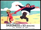 Skegness Is So Bracing, Retro metal Aluminium Wall Sign vintage style/ Gift
