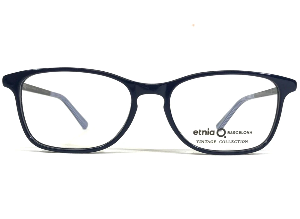 Monturas de gafas Etnia Barcelona NORREBRO BL azul cuadrado borde completo 51-16-140 Foto 2 de 4