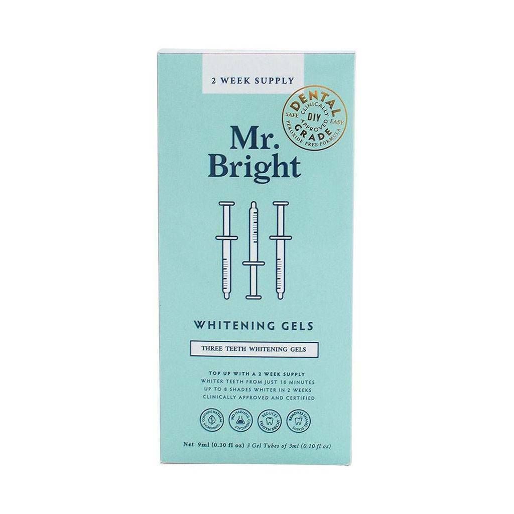 MR. BRIGHT TEETH WHITENING GELS Natural Hydrogen Peroxide Free! eBay