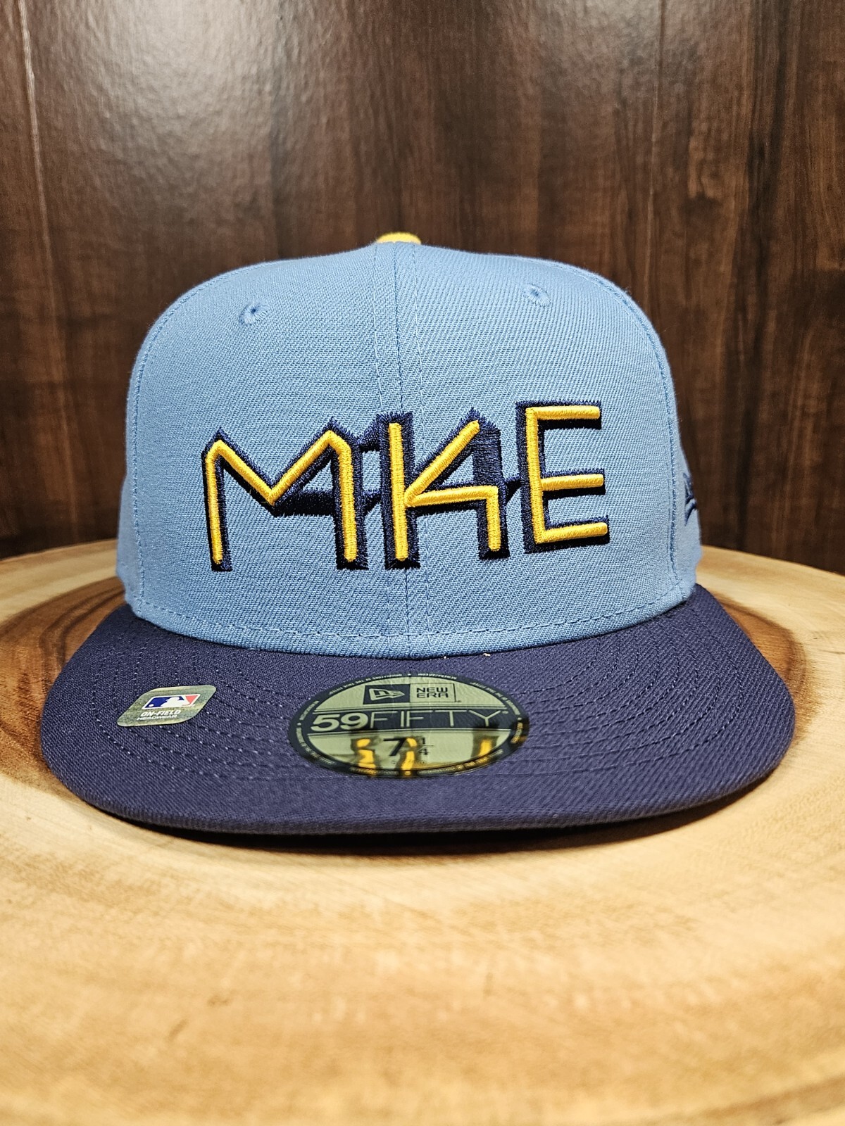 Milwaukee Brewers City Connect New Era 59Fifty Fitted Hat Cap Size 7 1/4 MLB NWT