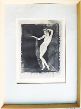 MAGNIFIQUE EAU-FORTE ORIGINALE EN COULEURS D'EDOUARD CHIMOT