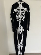 Tipsy Elves Skeleton Costume Cosplay Halloween Pockets Men Women Unisex L J 